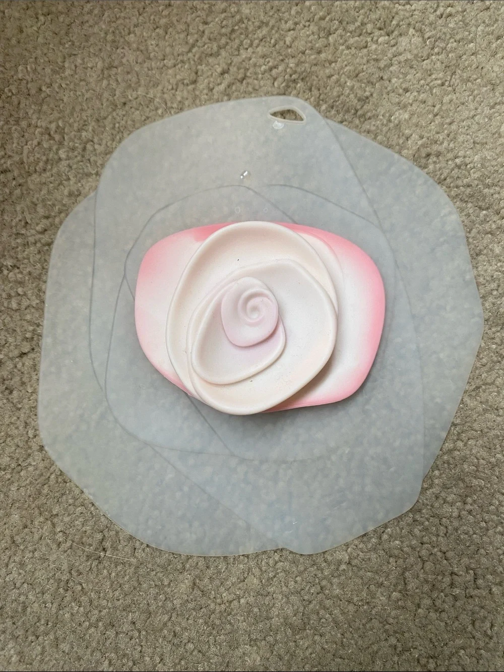 Silicone Rose Cake Mold - Pink